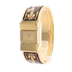 ✨Hermes Loquet Collection Gold Bracelet Watch
